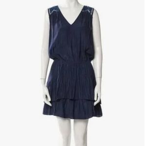 Ramy Brook Navy Blue Sleeveless Dress